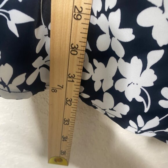 Croft & Barrow Swim Dress Womens 22W Floral Black & White One Piece Plus Size Be - Picture 6 of 11